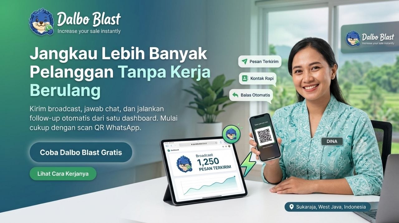 Dalbo Blast WhatsApp marketing banner